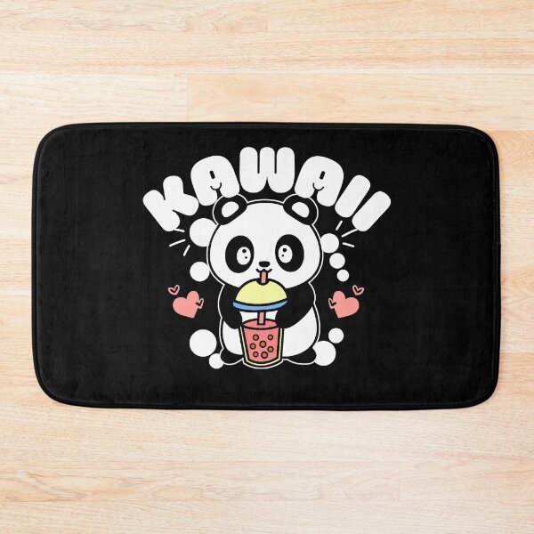 Item preview, Kawaii panda drinking boba designed and sold by FurioInc.