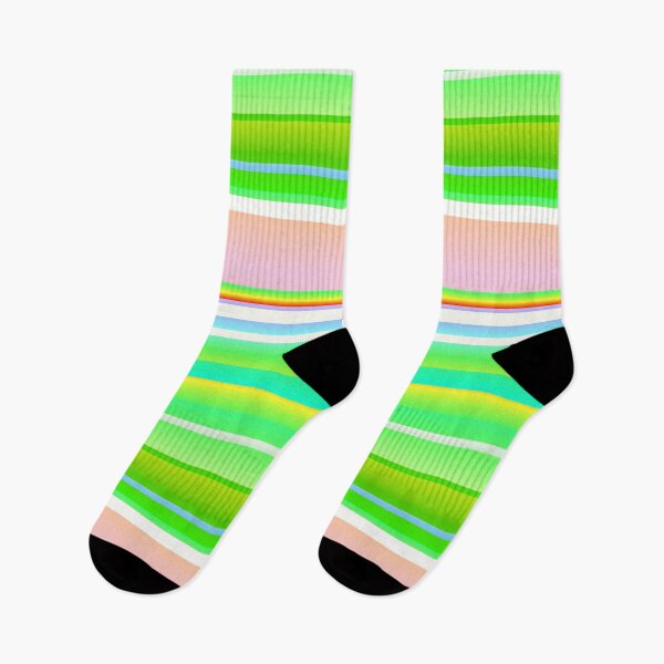 Item preview, Green multicolor striped | Green multi colored stripes designed and sold by lausn.