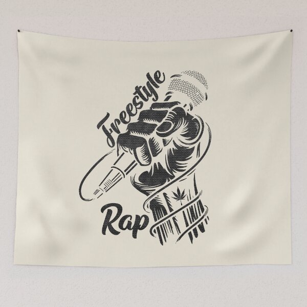 Item preview, Freestyle Rap Battle For The Best MC Metal Art designed and sold by DabGraphic.