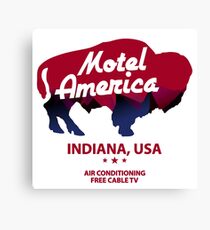 america motel Canvas Print