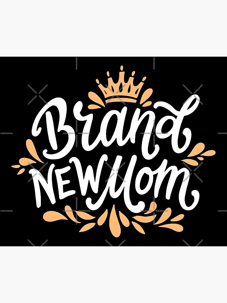 "Brand New Mom I Promoted To Mommy" Poster for Sale by lemonpepper