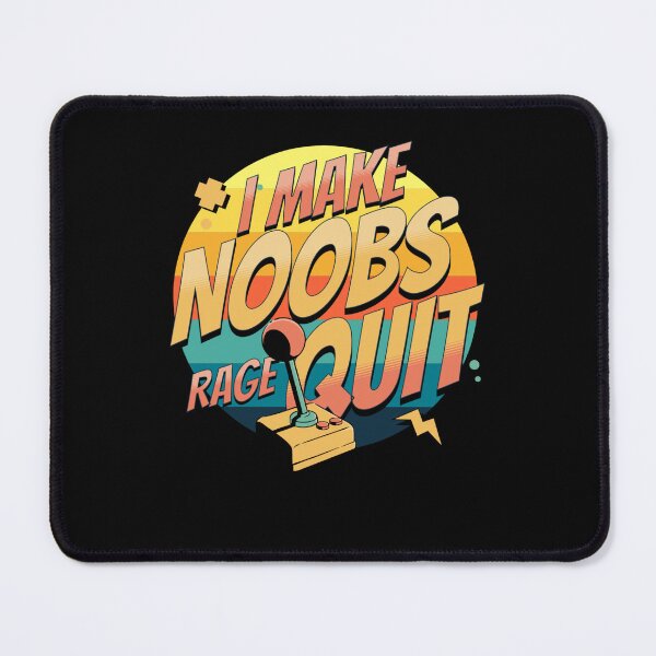 Item preview, I Make Noobs Rage Quit Retro Text and sunset designed and sold by Neggan.