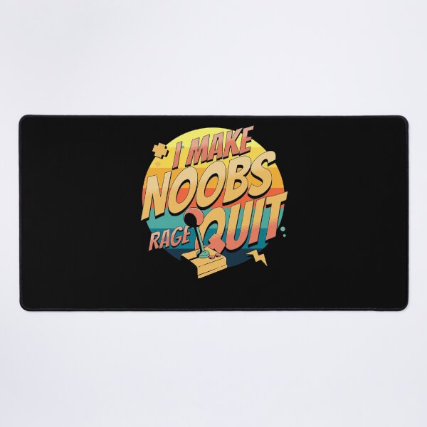 Item preview, I Make Noobs Rage Quit Retro Text and sunset designed and sold by Neggan.