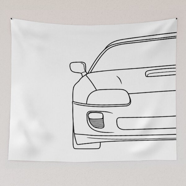 Item preview, Toyota Supra MK4 black lines designed and sold by EdimDesign.