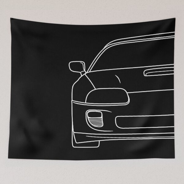 Item preview, Toyota Supra MK4 white lines designed and sold by EdimDesign.