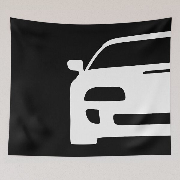 Item preview, Toyota Supra MK4 white silhouette designed and sold by EdimDesign.