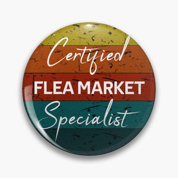 Item preview, Certified Flea Market Specialist Funny Vintage Gifts designed and sold by rachidhaz.