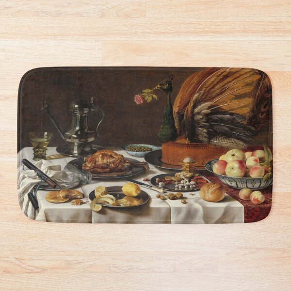 Item preview, Still Life with Peacock Pie | Pieter Claesz | 1627 Renaissance Art designed and sold by CJET.