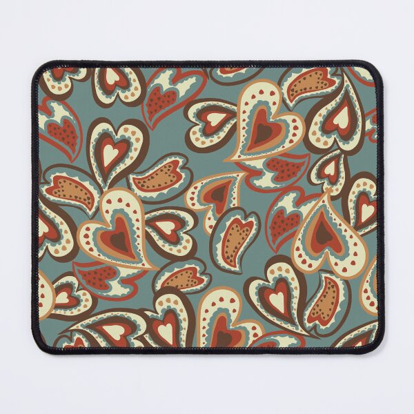 Item preview, retro hearts, boho style, retro, 70s style designed and sold by AvotArt.