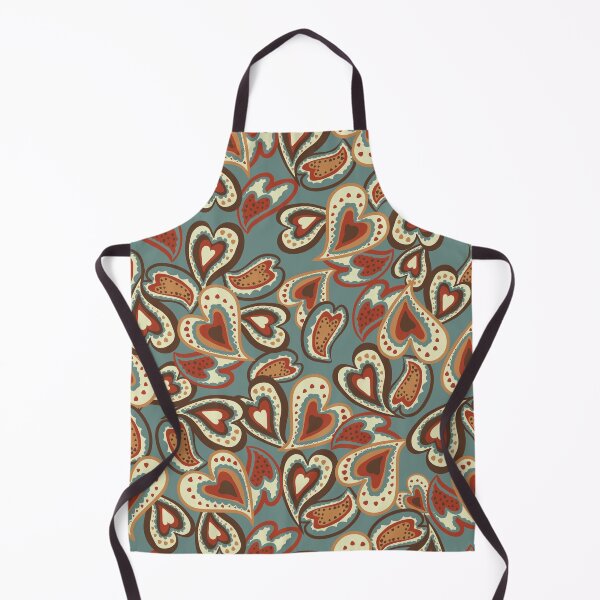 Item preview, retro hearts, boho style, retro, 70s style designed and sold by AvotArt.