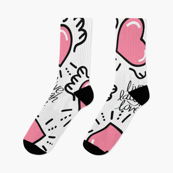 Item preview, Live Laugh Love Pretty Pink Hearts  designed and sold by Blindouija.