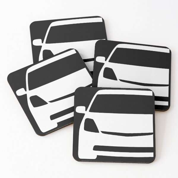 Item preview, Toyota Prius 2003-2009 white silhouette designed and sold by EdimDesign.