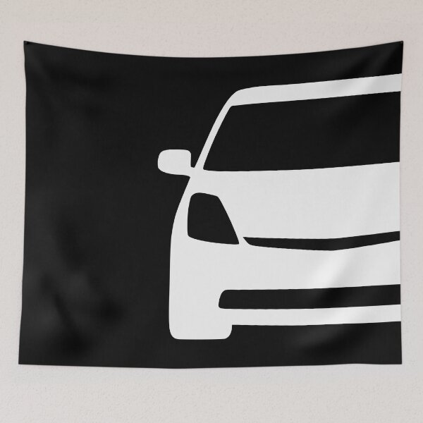Item preview, Toyota Prius 2003-2009 white silhouette designed and sold by EdimDesign.