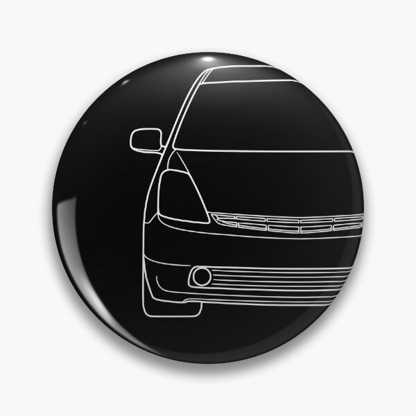 Artikelvorschau, Weiße Linien des Toyota Prius 2003-2009 entworfen und verkauft von EdimDesign.