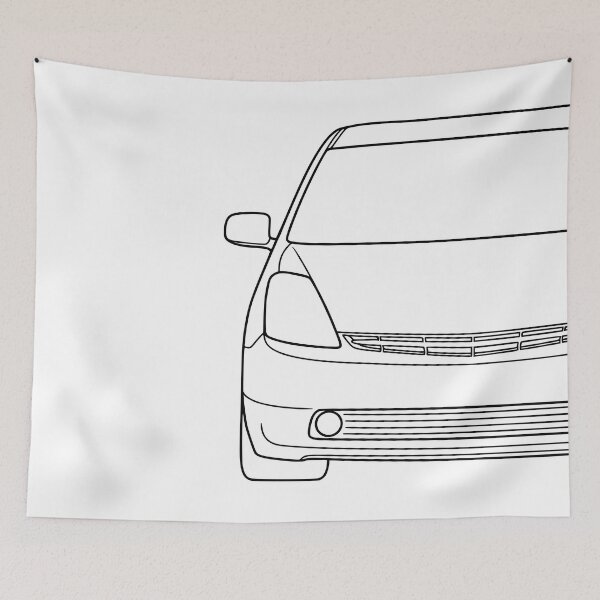 Item preview, Toyota Prius 2003-2009 black lines designed and sold by EdimDesign.