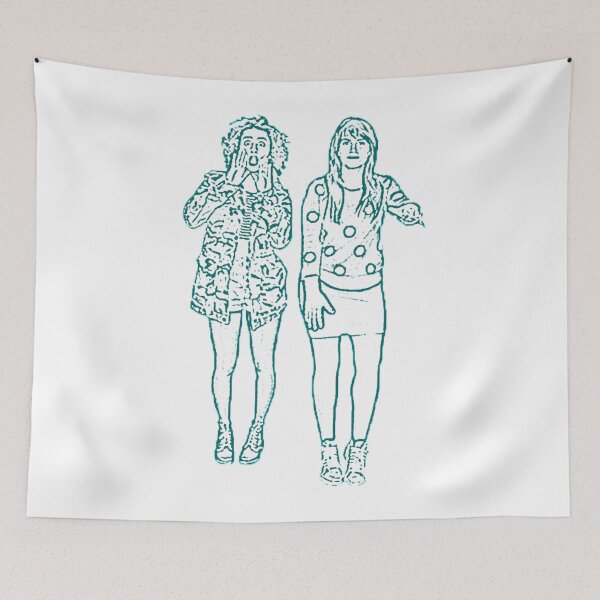 Item preview, Abbi Ilana Broad City Stencil 63 - Trending Vintage Retro Tee  designed and sold by kloospapa.