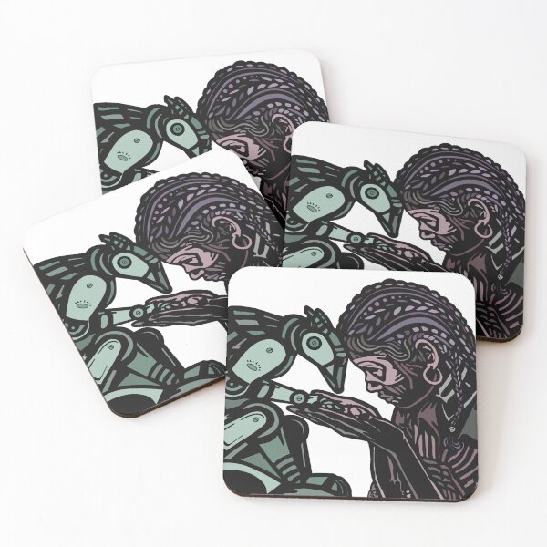 Item preview, Woman & Bird based on Graffiti of Pilpeled in Saltriver  designed and sold by Carine Martch.