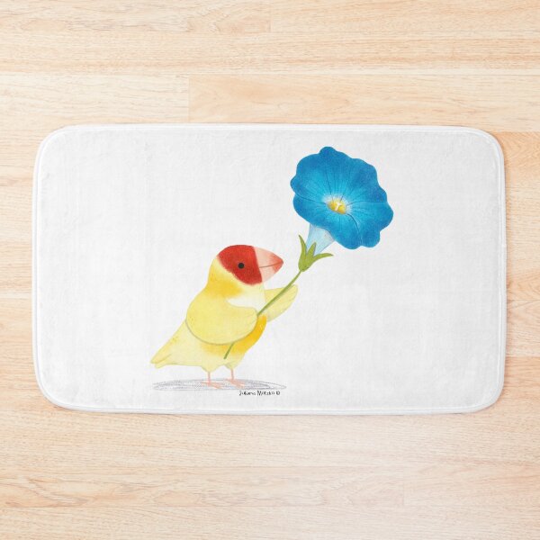 Item preview, Finch Bird with Morning Glory Flower designed and sold by julianamotzko.