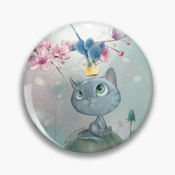 Item preview, Crowned king cat designed and sold by mine-azimutee.