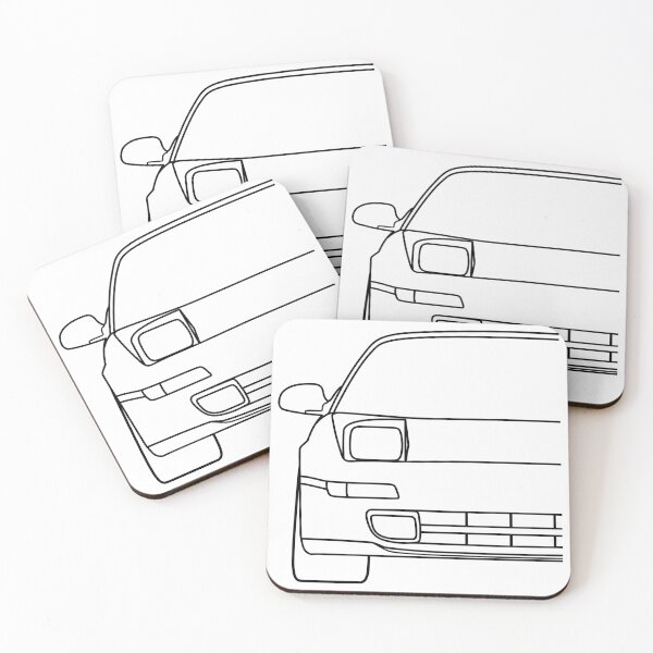 Item preview, Toyota MR2 SW20 1989-1999 black lines designed and sold by EdimDesign.