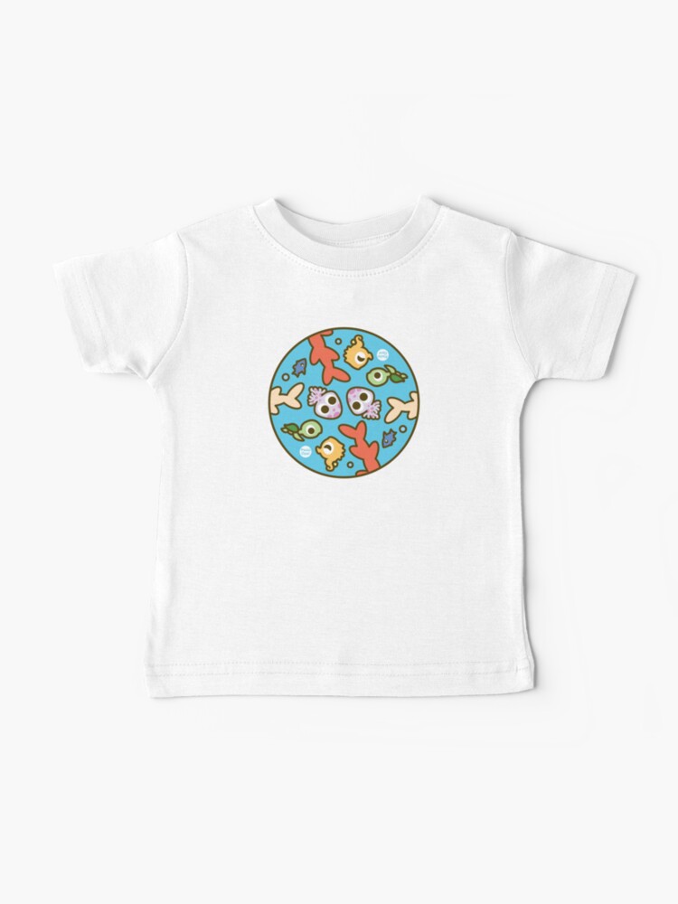 Thumbnail 1 of 2, Baby T-Shirt, Undersea Animal Circular Pattern designed and sold by PaolaOpal.
