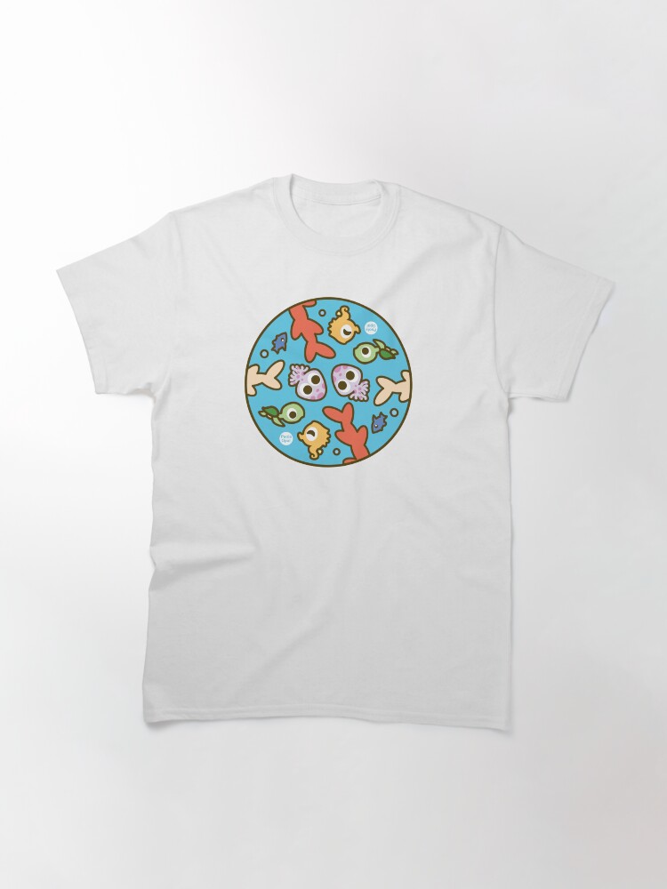 Thumbnail 2 of 7, Classic T-Shirt, Undersea Animal Circular Pattern designed and sold by PaolaOpal.