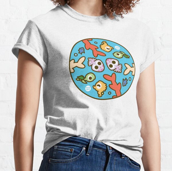 Undersea Animal Circular Pattern Classic T-Shirt
