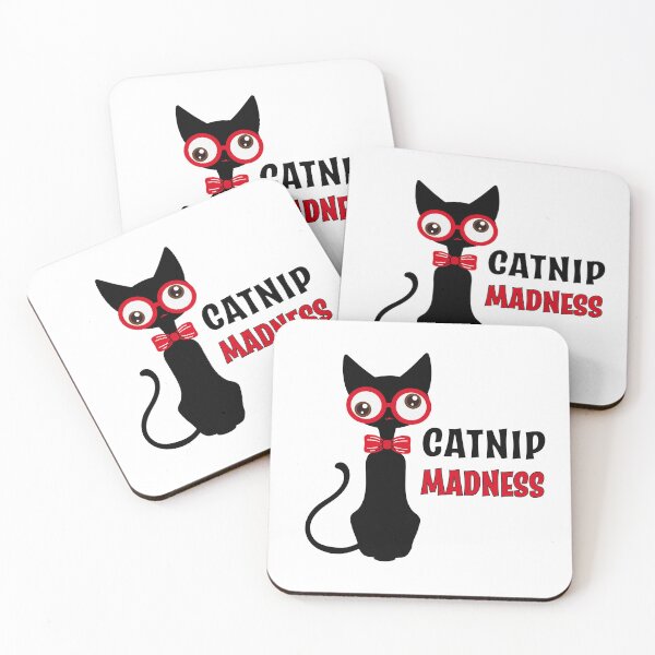 Item preview, Funny Cat with Funky Glasses | Catnip Madness | Funny cat miaw designed and sold by InfiniteDemand.