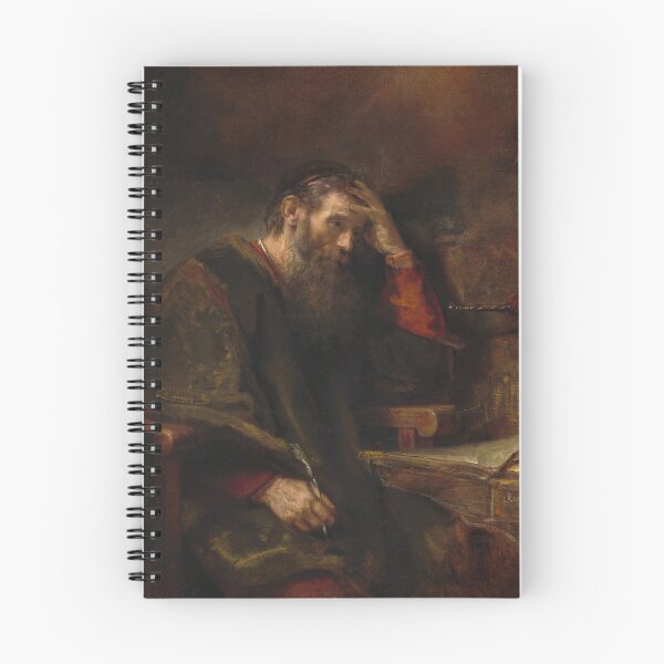 Item preview, The Apostle Paul | Rembrandt | 1657 Renaissance Gospel Biblical Art designed and sold by CJET.