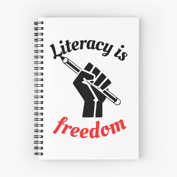 Item preview, Literacy is Freedom - hand holding a pencil designed and sold by Rsagur12.