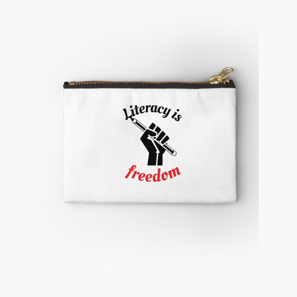Item preview, Literacy is Freedom - hand holding a pencil designed and sold by Rsagur12.