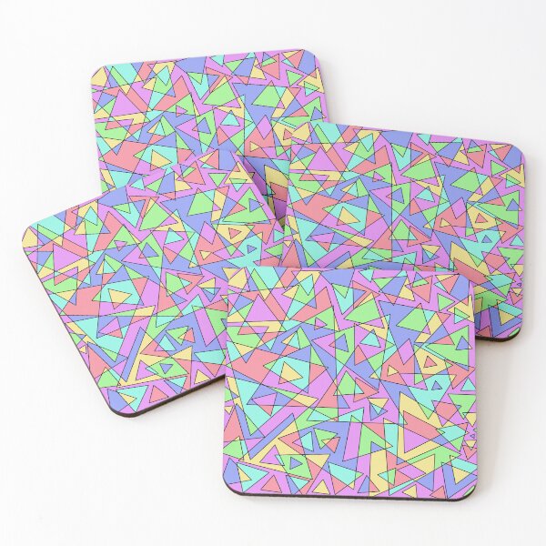 Item preview, The purple background with colorful triangles designed and sold by detalheseartes.