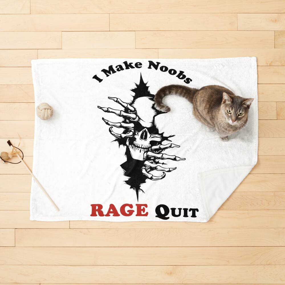 i make noobs rage quit Art Board Print by FersArts