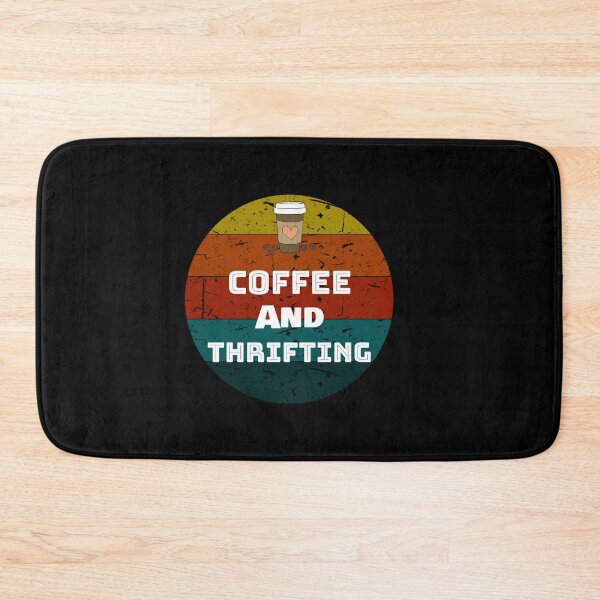 Item preview, Coffee and Thrifting Cute Shopping Retail Therapy Womens Funny Vintage Retro Gifts designed and sold by rachidhaz.
