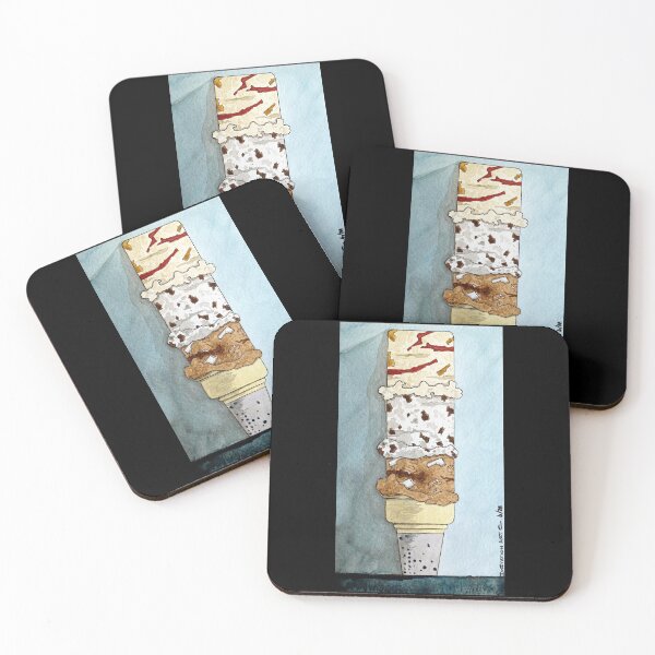 Item preview, Three scoops in sugar cone designed and sold by ImitationArt.