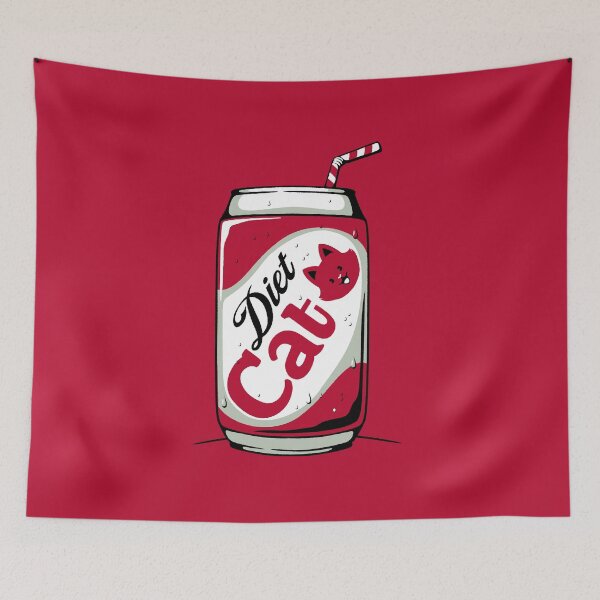 Item preview, Diet Cat Can Pop Soda by Tobe Fonseca designed and sold by Tobe Fonseca®.