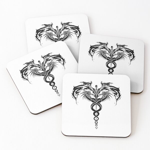 Item preview, Mercury Rod Caduceus Tattoo designed and sold by si3iy.