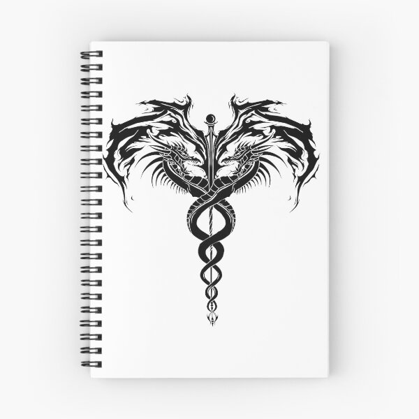 Item preview, Mercury Rod Caduceus Tattoo designed and sold by si3iy.