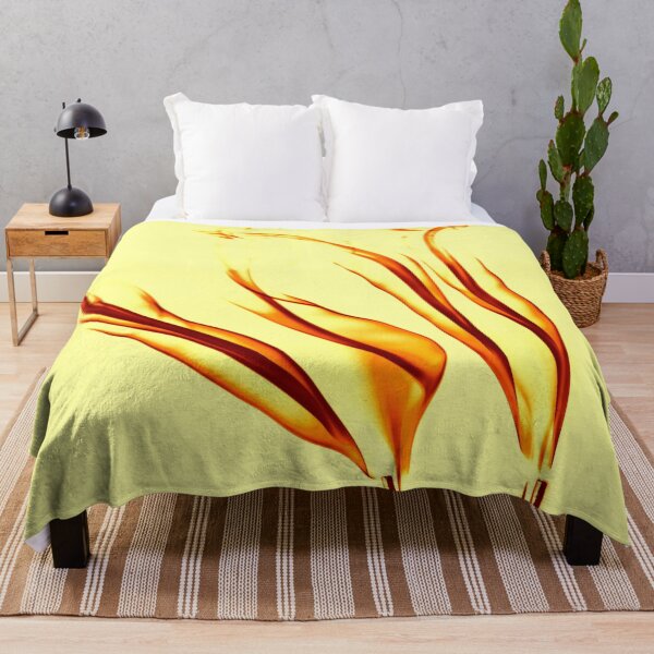 Item preview, PATTERN DESIGN STUDY #61 – Transparent Wavy Flames Framed in Yellow designed and sold by DEL-Productions.