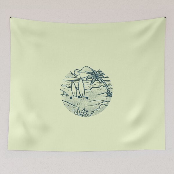 Item preview, Retro Vibes Beach and Surf Summer Vacation Adventure Design designed and sold by InspiredForever.