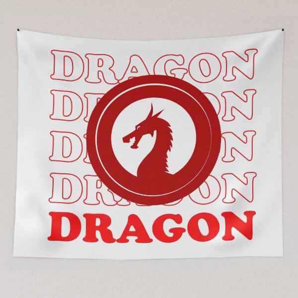 Artikelvorschau, Dragon Red schwarz Dragon Dogma Dragon Dark Fire Classic T-Shirt entworfen und verkauft von STOREMUZAN.