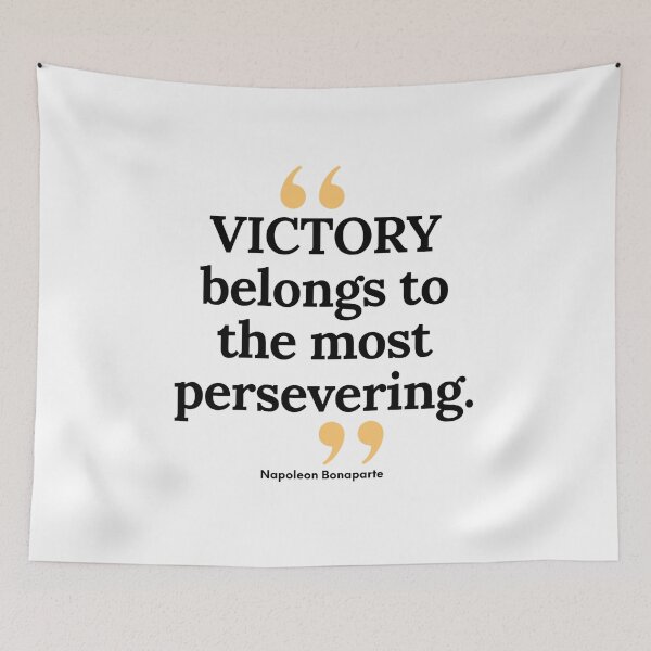 Item preview, 6 Short Words Unlock The Key To Succeed At Anything - Motivational Quote on Perseverance designed and sold by Soaring Eagle.
