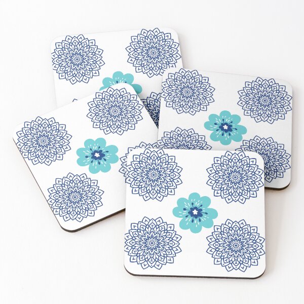 Item preview, Mandala and Flower Pattern designed and sold by Bookish Blossom.