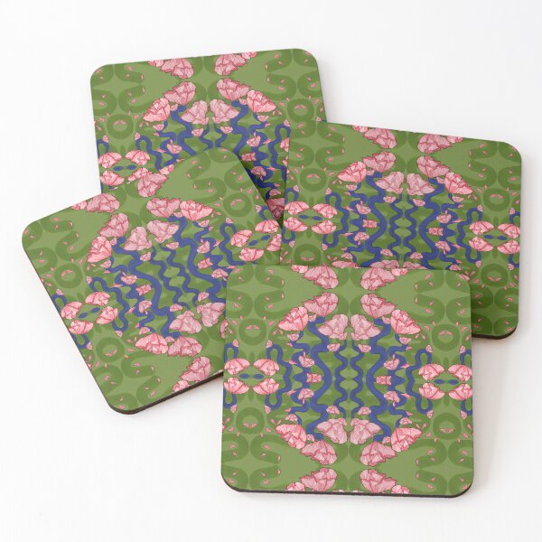 Item preview, Pink Flower Blue Stems designed and sold by JJLosh.