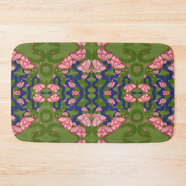 Item preview, Pink Flower Blue Stems designed and sold by JJLosh.