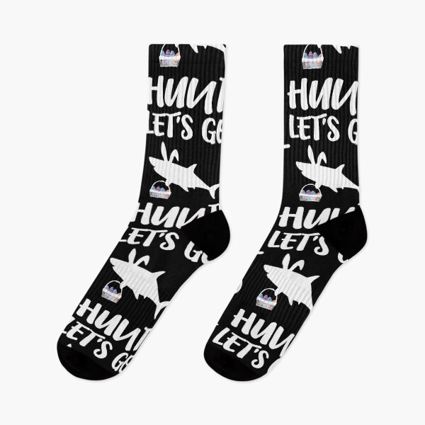 Item preview, Let's Go Hunt Quotes Funny Bunny Easter Egg Hunting designed and sold by haselshirt.