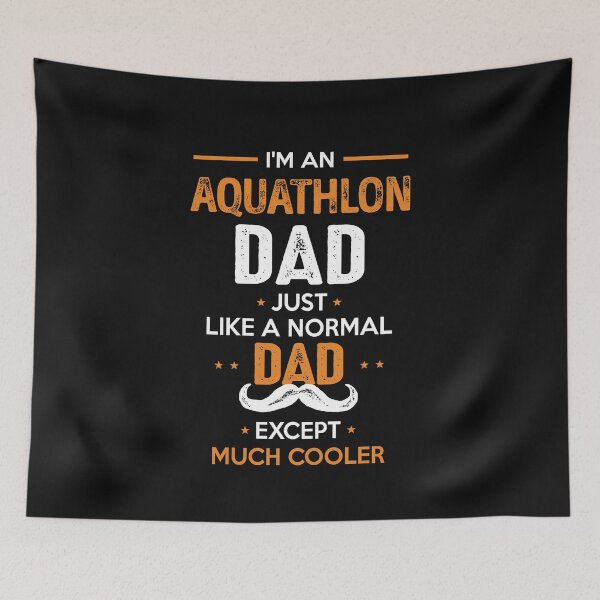 Item preview, Aquathlon Dad Except Much Cooler Cool Gift designed and sold by Just Be Different.