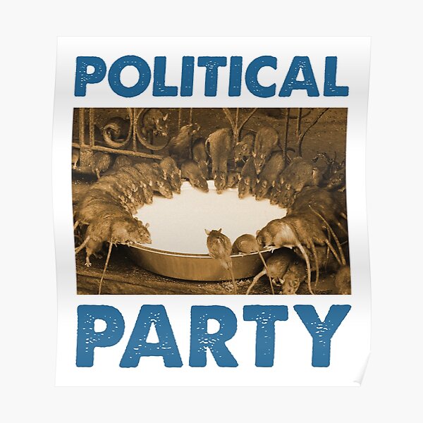 Political Party Poster For Sale By Arvillaino Redbubble 