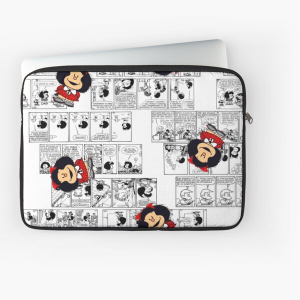 Funda para ordenador portátil Mafalda y flores, bolsa Kawaii de dibujos  animados, 10, 12, 13, 15 y 17 pulgadas, a prueba de golpes - AliExpress
