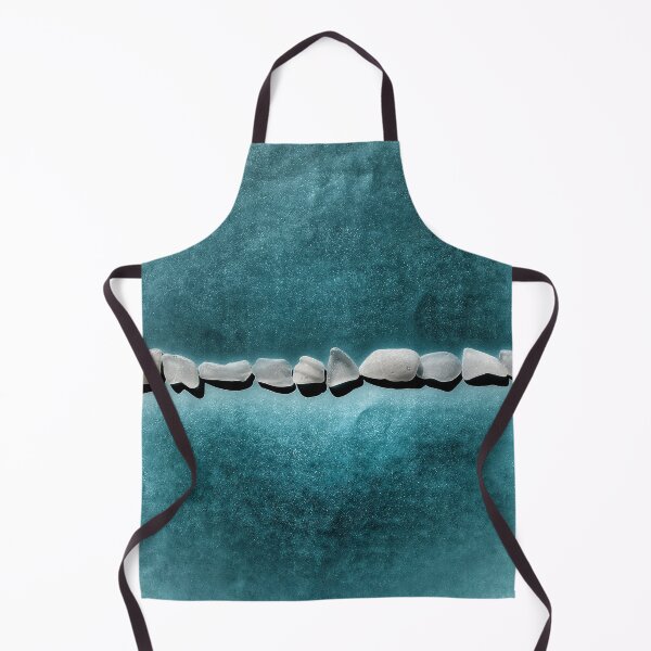 Item preview, Sea Glass Light Gray on Grungy Gray Cyan designed and sold by Beachy.